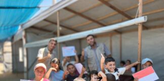 Anak-Anak di Gaza Ikut Rayakan HUT ke-81 RI